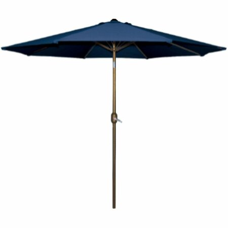 BOND MANUFACTURING Bond Manufacturing 9 x 9 ft. Aluminum Umbrella, Royal Blue B07 65681